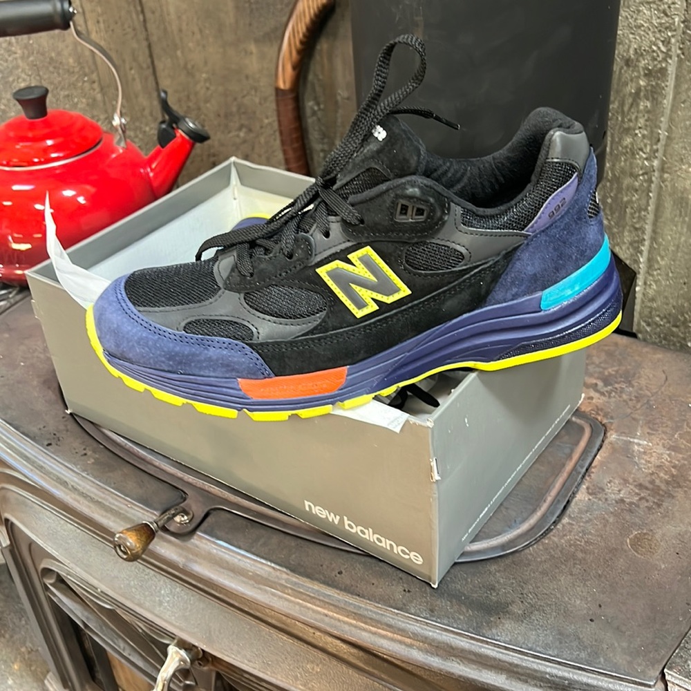 New balance 992lt 10 black purple new